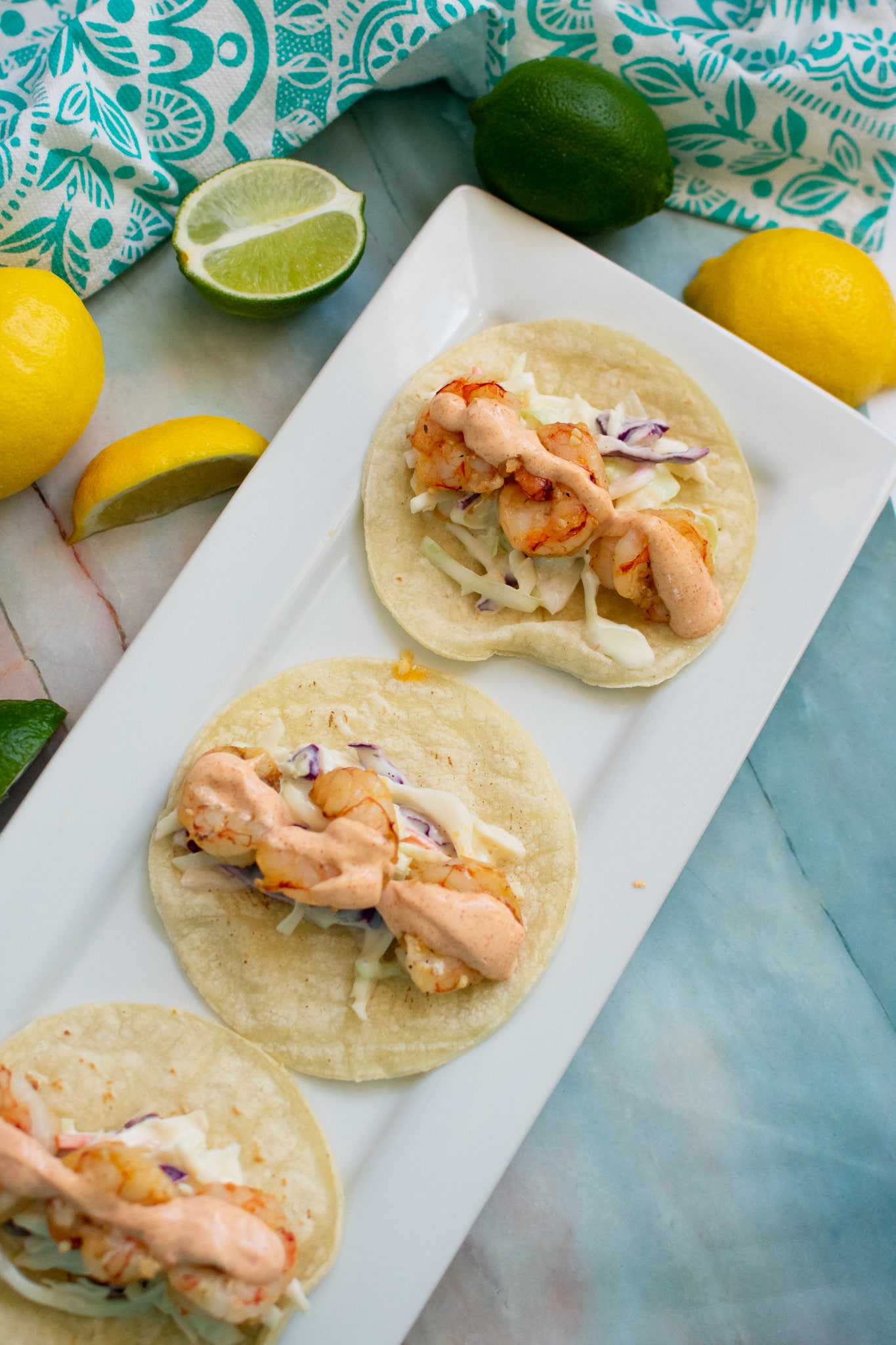 Easy 30-Minute Shrimp Tacos with Creamy Lime Slaw