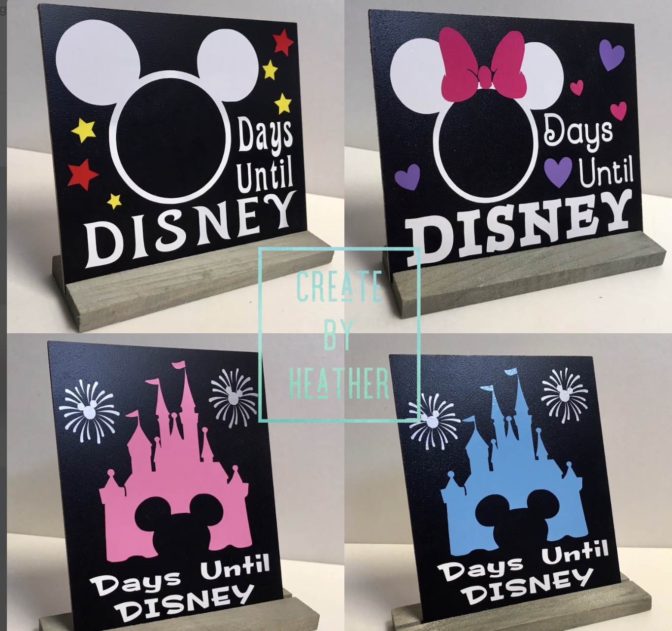 Magical Vacation Countdown Chalkboard