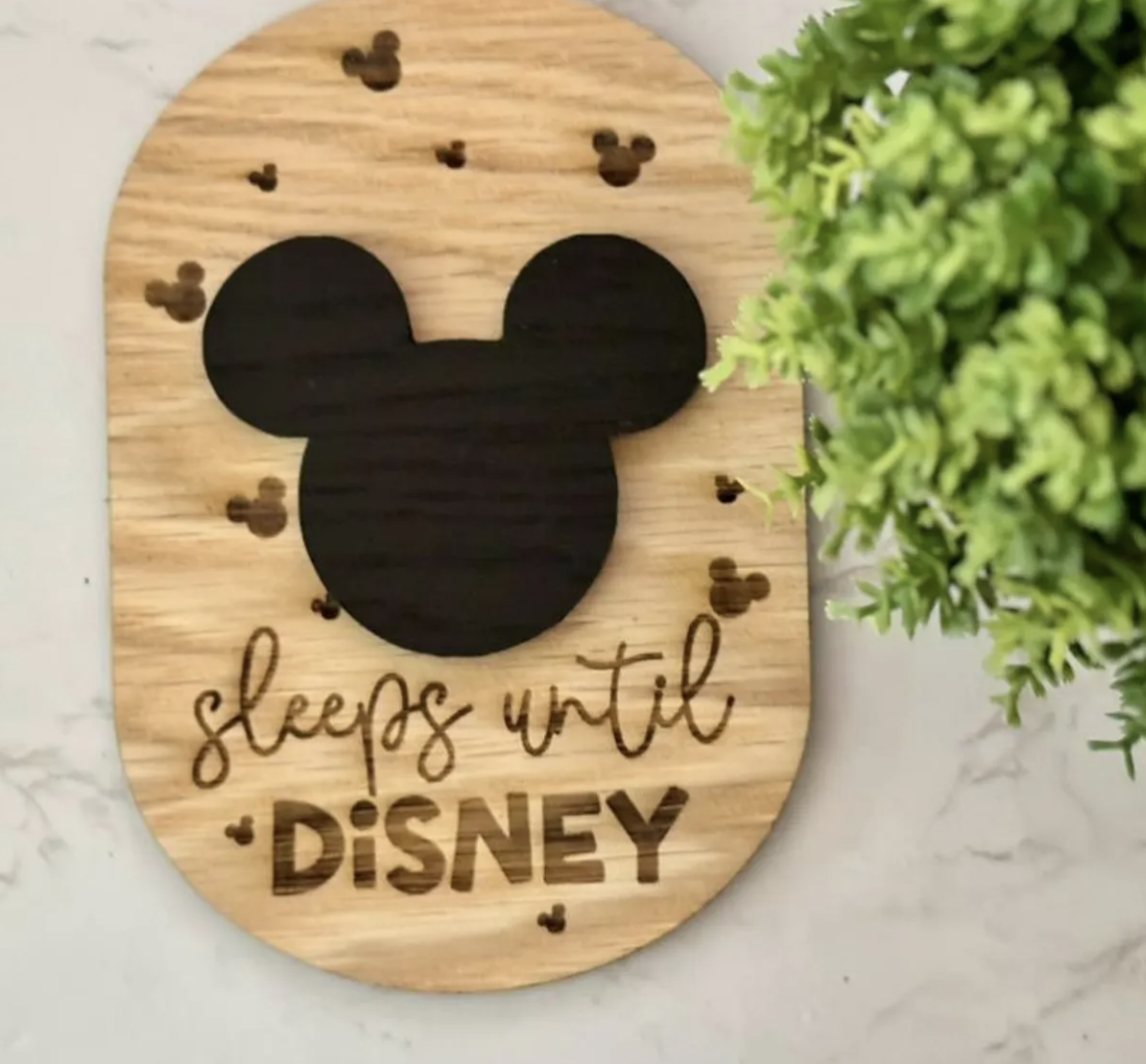 Sleeps Until Disney Countdown