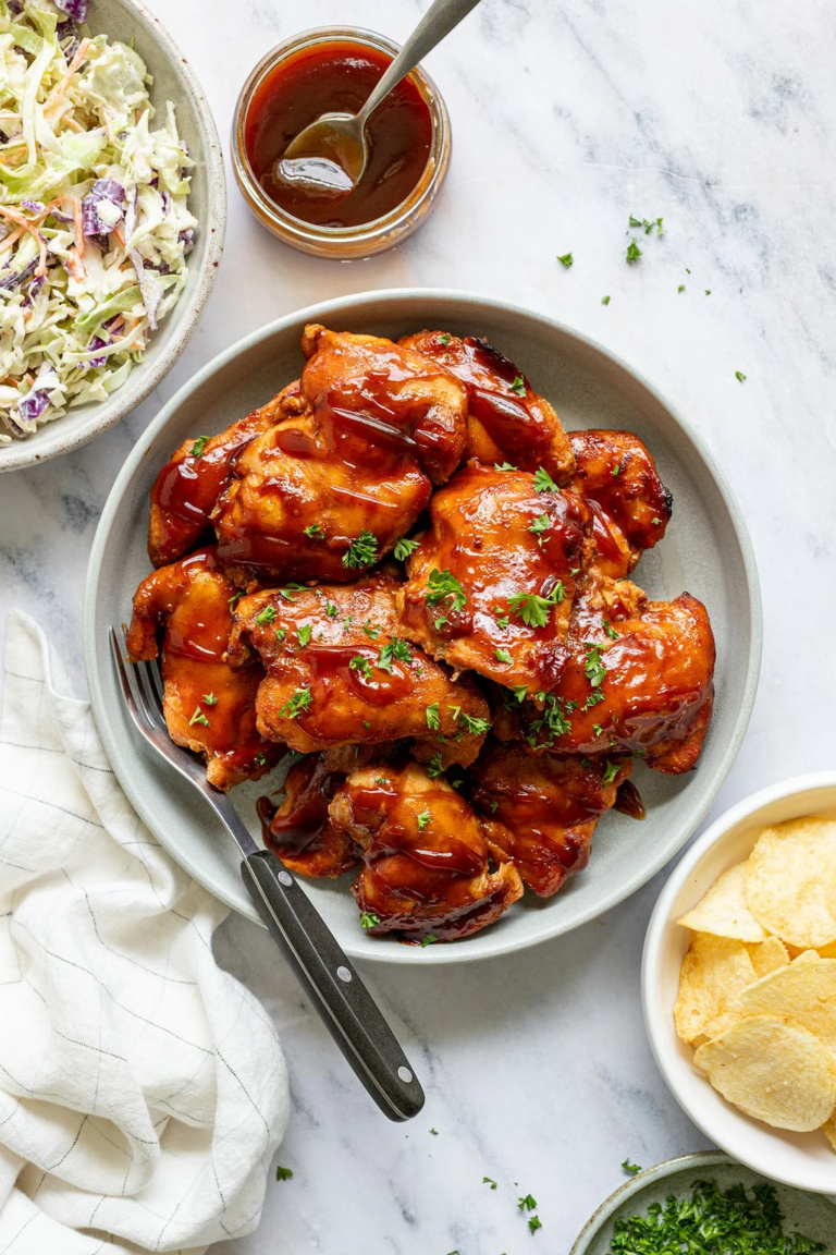 BBQ Chicken thighs 